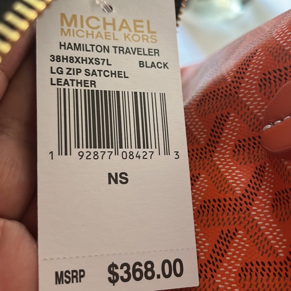 Michael Kors New Hamilton Traveler Leather Purse - Picture 10 of 10